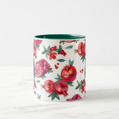 モノグラムボタニカルポメグラナートマグ ツートーンマグカップ (中央)