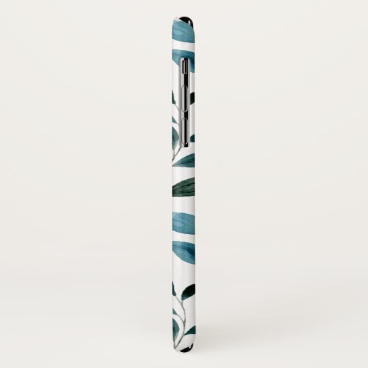 モノグラムボホフラワーリーフiPhoneケース Case-Mate iPhoneケース (裏面/左)