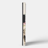 モノグラムボホフローラスカルオンクリーム背景 Case-Mate iPhoneケース (裏面 / 右)