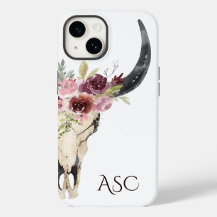モノグラムボホフローラスカル Case-Mate iPhone 14ケース