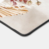 モノグラムボホワイルドフラワーウォーター色 デスクマット (コーナー)