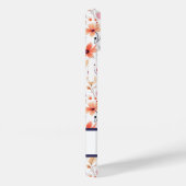 モノグラムボホワイルドフラワーピンク紫オレンジサンゴ Case-Mate iPhoneケース (裏面 / 右)