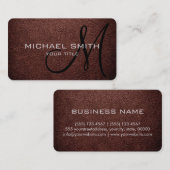 モノグラムボレザールック 名刺 (正面/裏面)