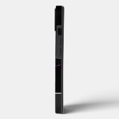 モノグラムポップ・アートのでネオン・アートの花のマクロ！ Case-Mate iPhoneケース (裏面 / 左)