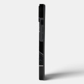 モノグラムポップ・アートのとネオンアートの古いレトロな電話! Case-Mate iPhoneケース (裏面 / 左)