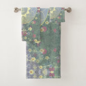 モノグラムマンダラとワイルドフラワー バスタオルセット (インサイチュ)