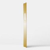 モノグラムマーメイドスケールグリッターイエロー金ゴールド名 Case-Mate iPhoneケース (裏面 / 右)