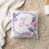 モノグラムマーメイド枕- L クッション (ブランケット)