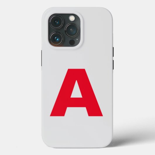 モノグラムミニマリストあなたの名前を追加イニシャル モダン Case-Mate iPhoneケース (裏面)