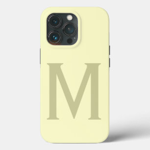 モノグラムミニマリストあなたの名前を追加イニシャル モダン iPhone 13 PROケース