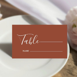 モノグラムミニマリストエメラルドグリーン結婚ズ プレイスカード