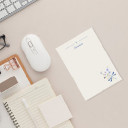 モノグラムミニマリストドラゴンフライ植物学コテージ ポストイット