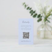 モノグラムミニマリストボーブルー結婚ズ詳細エンクル 名刺 (スタンド正面)