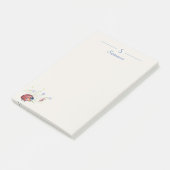 モノグラムミニマリストラディバグボタニカルコテージ ポストイット (アングル)