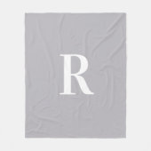 モノグラムミニマルグモダンレイ フリースブランケット (正面)