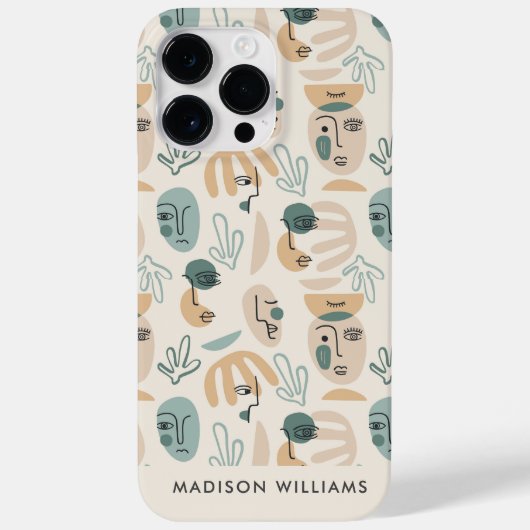 モノグラムミニマルケモダンース – メイトiPhoneケース Case-Mate iPhoneケース (裏面)