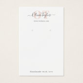 モノグラムミニマルスモダンクリプトピンクのイヤリング表示 (正面)