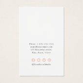 モノグラムミニマルスモダンクリプトピンクのイヤリング表示 (裏面)