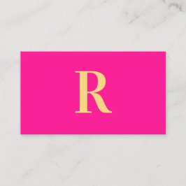 モノグラムミニマルホッモダントピンク 名刺