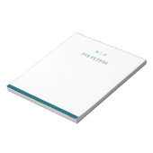 モノグラムミニマルメパーソナライズされたモ ノートパッド (回転)