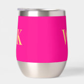 モノグラムミニマルモダンホットピンク (右面)