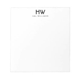 モノグラムメモ帳 ノートパッド