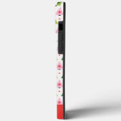 モノグラムメリーイニシャル&モダンレトロクリスマスツリー Case-Mate iPhoneケース (裏面 / 左)