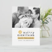 モノグラムメリーオールフォトホリデーカード シーズンカード (スタンド正面)