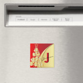 モノグラムメリークリスマス マグネット (インサイチュ (食洗機))