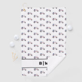 モノグラムメールキャリア郵便トラック ゴルフタオル (インサイチュ)