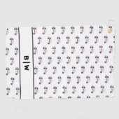 モノグラムメールキャリア郵便トラック ゴルフタオル (横)