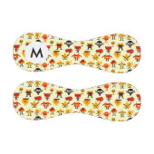 モノグラムモおもしろいンスターパターン 野球ボール (パネル)