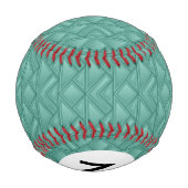 モノグラムモザイク背景 野球ボール (裏面)