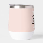 モノグラムモダンとネームPastelピンク (右面)