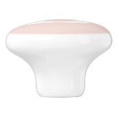 モノグラムモダンとネームPastelピンク セラミックノブ (側面)