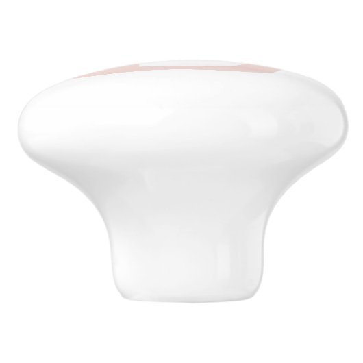 モノグラムモダンとネームPastelピンク セラミックノブ (側面)