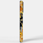 モノグラムモダンひまわりグリッターパーソナライズされた Case-Mate iPhoneケース (裏面 / 右)