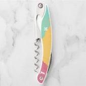 モノグラムモダンアートウォーターカラー ソムリエナイフ (正面)