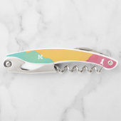 モノグラムモダンアートウォーターカラー ソムリエナイフ (正面)