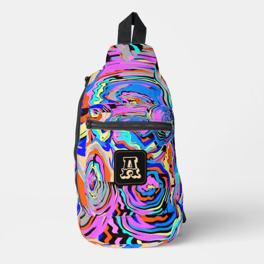 モノグラムモダンイニシャルパタエレガントーン スリングバッグ (正面)