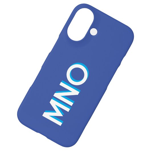 モノグラムモダンイニシャルパーソナライズされた Case-Mate iPhoneケース