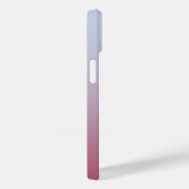 モノグラムモダンイニシャルピンク青グラデーション Case-Mate iPhoneケース (裏面 / 右)