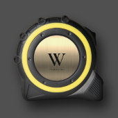 モノグラムモダンイニシャル金エレガント属金ゴールド メジャー