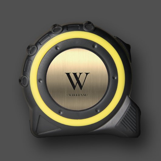 モノグラムモダンイニシャル金エレガント属金ゴールド メジャー