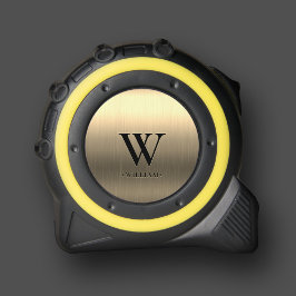 モノグラムモダンイニシャル金エレガント属金ゴールド メジャー