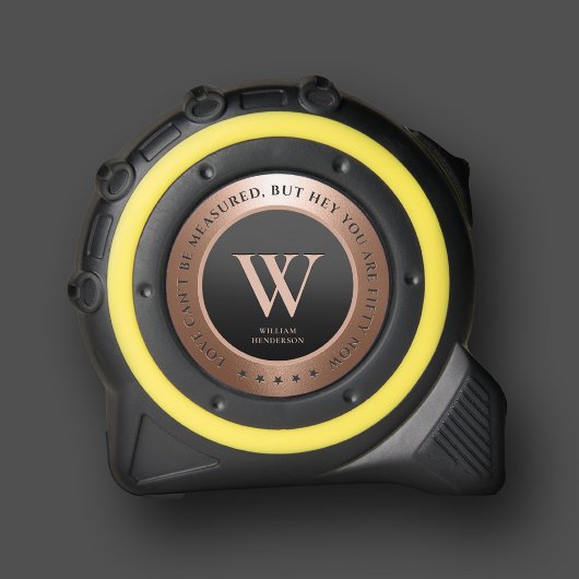 モノグラムモダンイニシャル銅ロセゴールドおもしろい メジャー