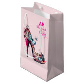 モノグラムモダンエレガントバタフライハイヒール スモールペーパーバッグ (正面アングル)