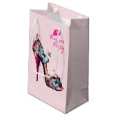 モノグラムモダンエレガントバタフライハイヒール スモールペーパーバッグ (裏面アングル)