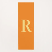 モノグラムモダンオレンジ ヨガマット (正面)