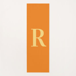 モノグラムモダンオレンジ ヨガマット